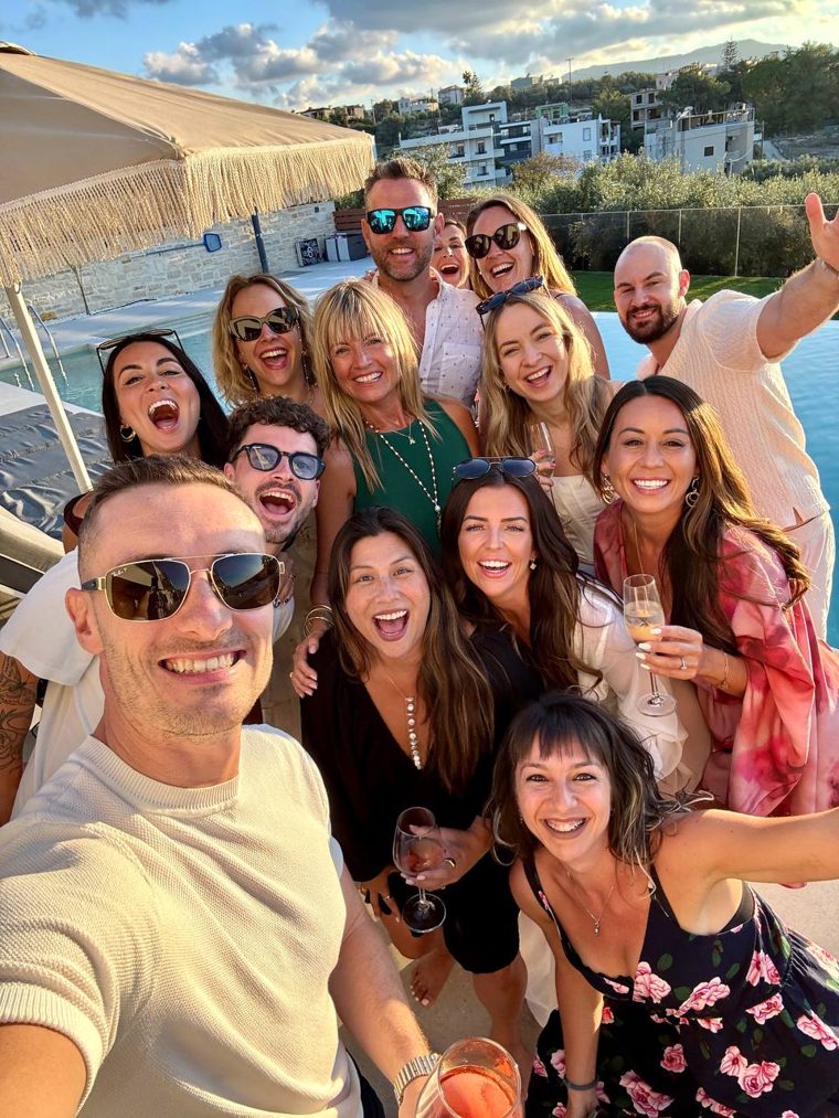 Marchela with friends